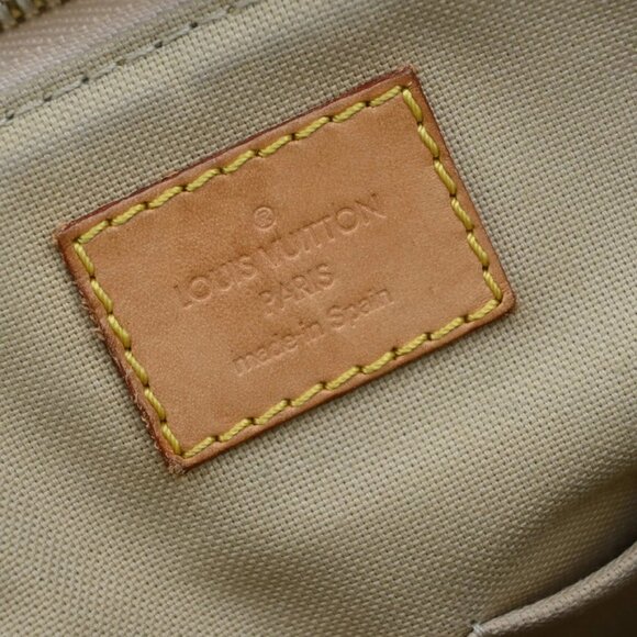 LOUIS VUITTON Siracusa MM Shoulder Bag Damier Azur Leather White - Picture 13 of 16